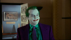 Jack Nicholson, como The Joker, en Batman Vuelve