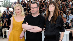 Lars von Trier y las actrices de Melancolía