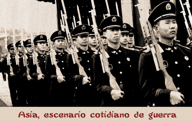 Asia, escenario cotidiano de guerra