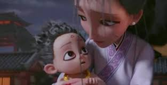 Nezha y madre
