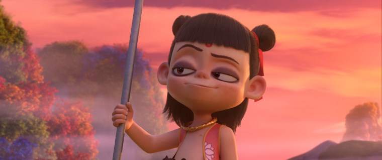 Nezha y naturaleza