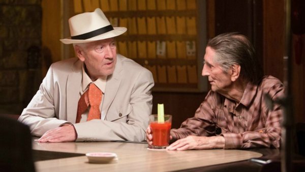 David lynch y Harry Dean Stanton en Lucky