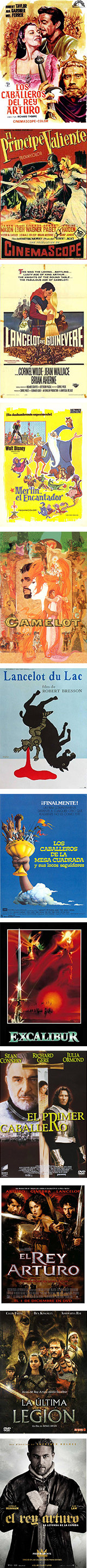 Mosaico películas Rey Arturo