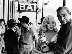 Marilyn Monroe y Clark Gable