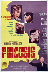 Cartel de la película Psicosis