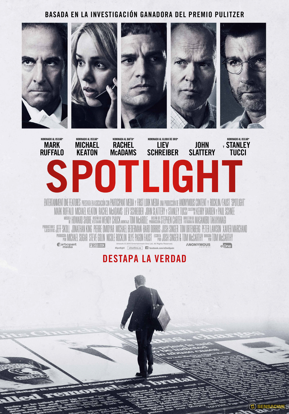 Cartel promocional de Spotlight