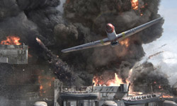 Escena de la película Red Tails