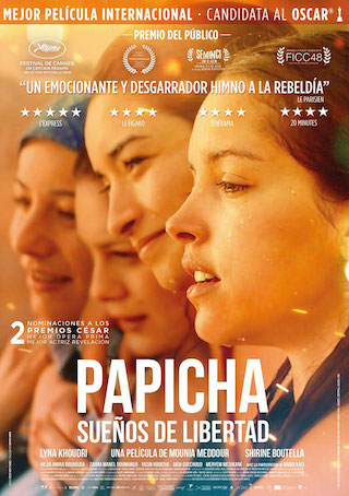 Papicha, sueños de libertad. Cartel