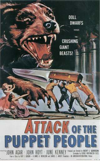 Cartel de la películaAttack of the Puppet People