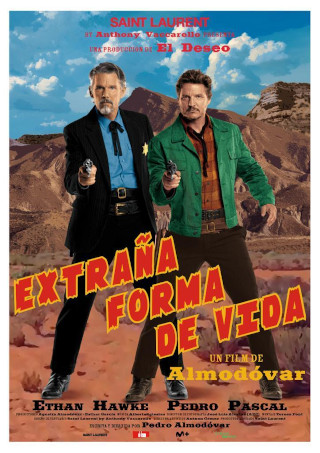 Extraña forma de vida afiche