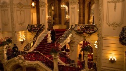 Uno de los espectaculares decorados