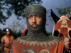 Robert Taylor es Wilfred de Ivanhoe
