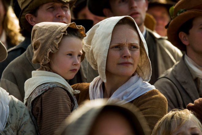 Alicia Turner como Sarah en La Tragedia de Peterloo