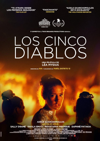 Los cinco diablos afiche