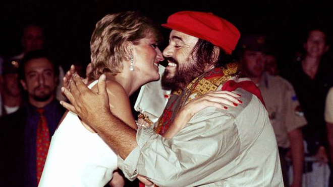 PAvarotti y Lady Di