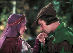 Errol Flyn y Olivia DeHavilland