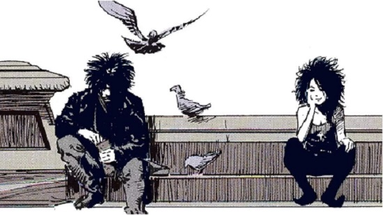 El encuentro entre Sandman y Muerte