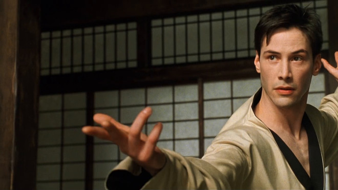 The Matrix escena