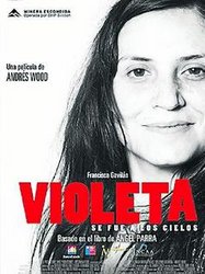 Violeta se fue a los cielos - cartel