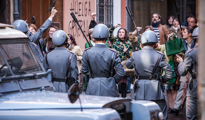 Escena violenta de Vitoria 3 de marzo