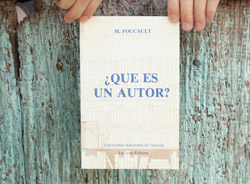 ¿Qué es un autor?