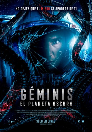 Cartel de la película Géminis, el planeta oscuro