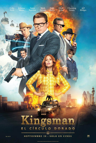 Cartel de Kingsman, el círculo de oro