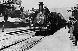 La llegada del tren a la estación