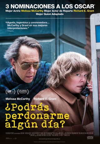 Cartel de la película ¿Podrás perdonarme algún día?