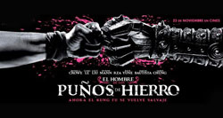 Cartel de la película el hombre de los puños de hierro