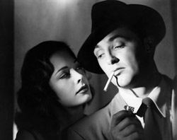 Robert Mitchum y Jane Greer