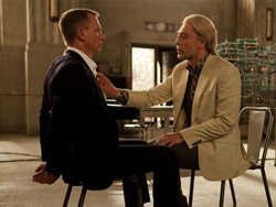 Daniel Craig y Javier Bardem en Skyfall