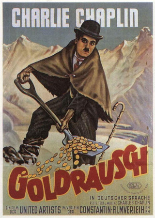 La quimera del oro afiche