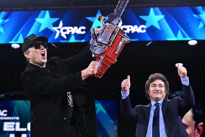 Elon Musk y Javier Milei