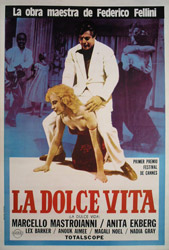Cartel de la película La dolce vita