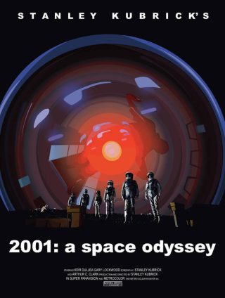 Cartel de 2001. Una Odisea del espacio