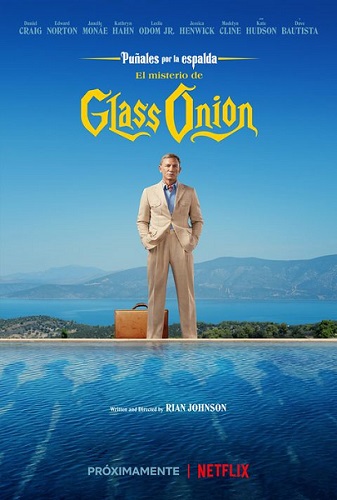 Póster promocional de El misterio de Glass Onion