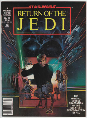 Portada de los cómics de star wars