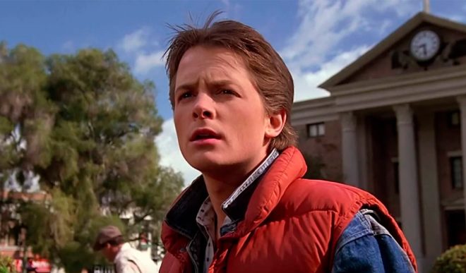 Michael J. Fox en Regreso al futuro