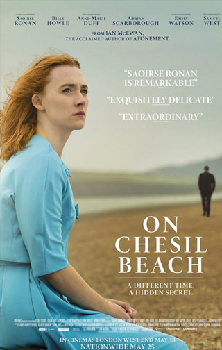 Cartel de la película En la playa de Chesil