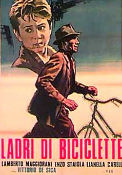 Ladrón de bicicletas, cartel