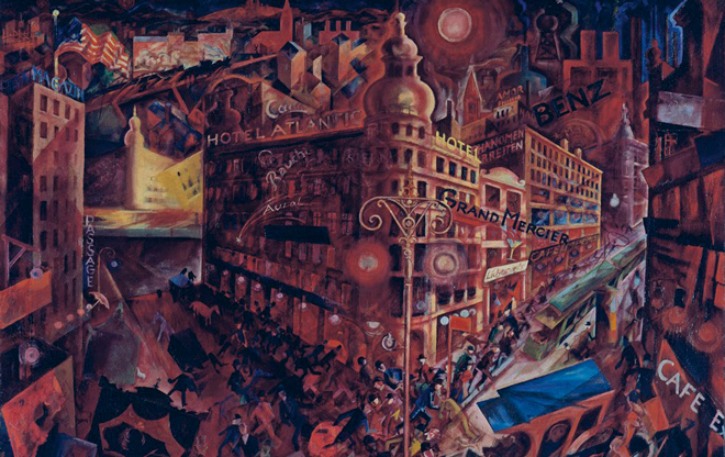 Metrópolis, de George Grosz