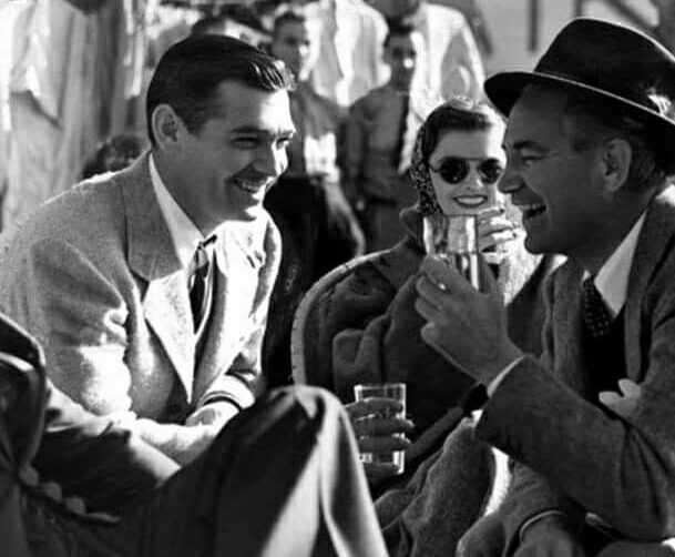 Victor Fleming y Clark Gable